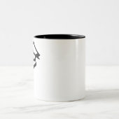 カルビンのロゴ ツートーンマグカップ (中央)