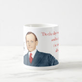 カルビン・クーリッジのマグ#22 "仕事です高貴"は コーヒーマグカップ (中央)