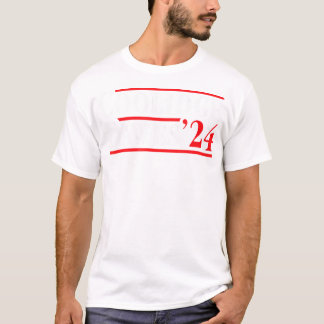 カルビン・クーリッジ大統領1924年7月レトロ4日 Tシャツ