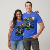 カルビン・ホッブス ひつじの星空 Tシャツ (ユニセックス)