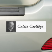 カルビンCoolidge 30 バンパーステッカー (車上)