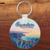 カルピテリアカリフォルニアサンタバーバラベンチュラビーチ キーホルダー (裏面)