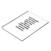 カルブのない ノートブック (左側)