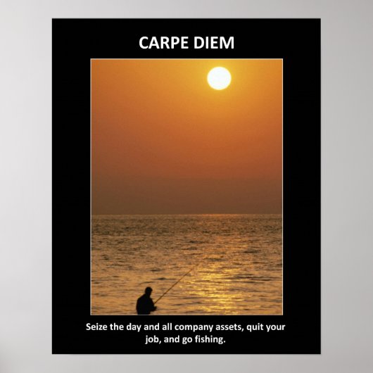 カルペおもしろいディエムが日を奪う ポスター (正面)