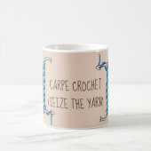 カルペクロシェおもしろい コーヒーマグカップ (中央)