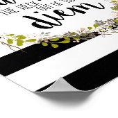 カルペディエムおもしろい感動的引用文アートプリント ポスター (角)