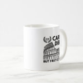 カルペディエムが最初のコーヒー – Colosseum コーヒーマグカップ (正面右)