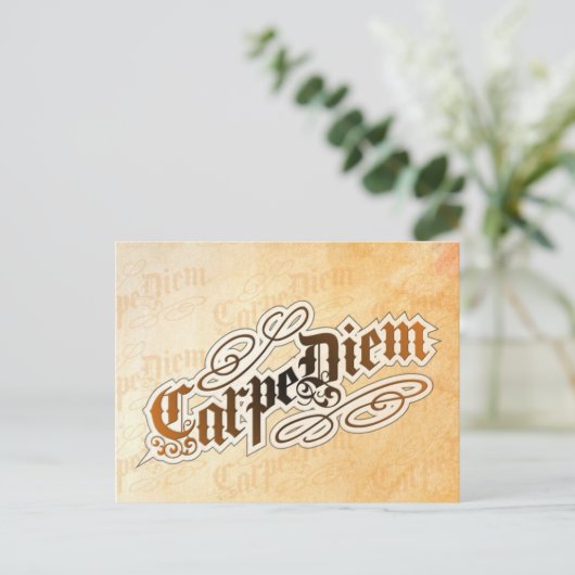 カルペディエムはがき ポストカード (スタンド正面)