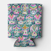 カルペディエムグカラフルリーンシュガースカルクーラーボックス 缶クーラー (正面)