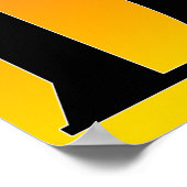 カルペディエムザデイラテン引用文幸福 ポスター (角)