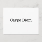 カルペディエムシーズザデイ引用文-引用文 ポストカード (正面)