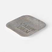 カルペディエムストーンスクエア紙プレート ペーパープレート (傾斜あり)