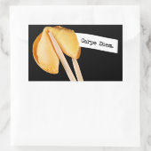 カルペディエムフォーチュンクッキー 長方形シール (バッグ)