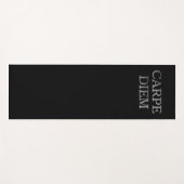 カルペディエムブラックエクササイズマット ヨガマット (正面(横))