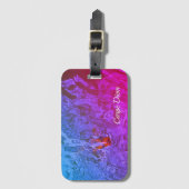 カルペディエムポンドフィッシュおもしろい写真 ラゲッジタグ (正面縦)