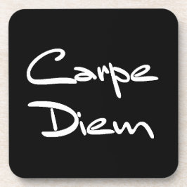 カルペディエムモダンカッコいい文字 コースター