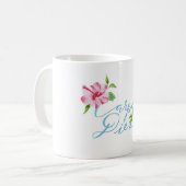 カルペディエム日ハイビスカスマグカップを押収する コーヒーマグカップ (正面左)