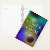 カルペディエム「日を奪う」バックレインボーハート プランナー手帳 (ディスプレー)