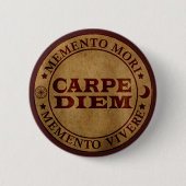 カルペディエム 缶バッジ (正面)