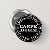 カルペディエム 缶バッジ (正面&裏面)