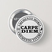 カルペディエム 缶バッジ (正面&裏面)