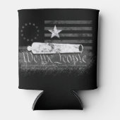 カルペパーキャノンヴィンテージベッシーロス国旗 缶クーラー (正面)