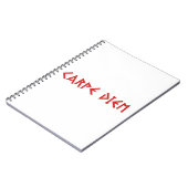 カルペ・ディエム ノートブック (左側)