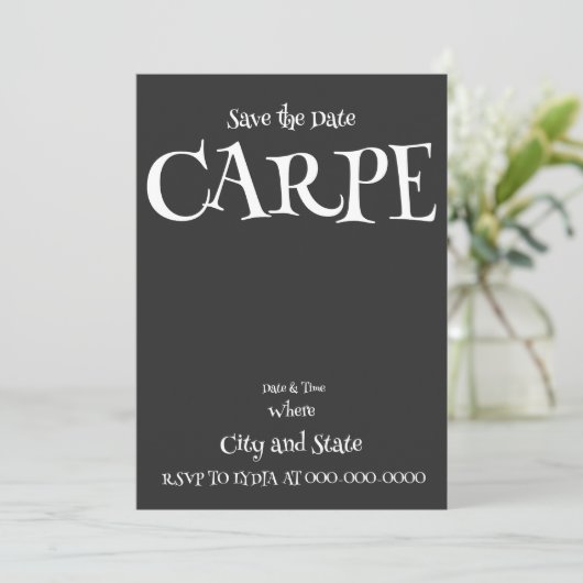 カルペ 招待状 (スタンド正面)