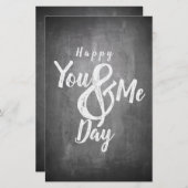 カルボードの外観で挨拶の記念日 (正面/裏面)