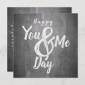 カルボードの外観で挨拶の記念日 (正面/裏面)