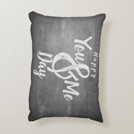 カルボードの外観で挨拶の記念日 アクセントクッション (裏面(縦))