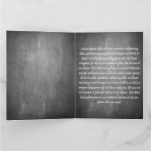 カルボードの外観で挨拶の記念日 カード (内部)