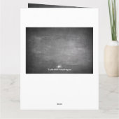 カルボードの外観で挨拶の記念日 カード (裏面)