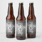 カルボードの外観で挨拶の記念日 ビールラベル (ボトル)