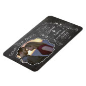 カルボードアートウェディング日付を保存 マグネット (左側)