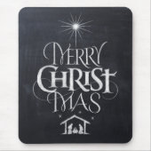 カルボードキメリーストマスクリスマス宗教的 マウスパッド (正面)