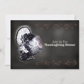 カルボードサンクスギビング招待状 招待状 (裏面)