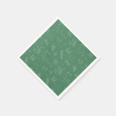 カルボード科学パターン誕生日パーティー用品 スタンダードカクテルナプキン (角)