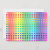 カルボードNumber One Photo GIRL 1st Birthday 招待状 (裏面)