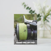 カルマが魚釣り ポストカード (スタンド正面)