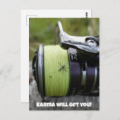 カルマが魚釣り ポストカード (正面/裏面)