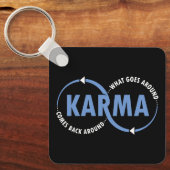 カルマのまわりに来のまわりにー(V2) キーホルダー (正面)