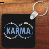 カルマのまわりに来のまわりにー(V2) キーホルダー (裏面)