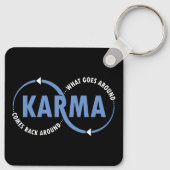 カルマのまわりに来のまわりにー(V2) キーホルダー (裏面)