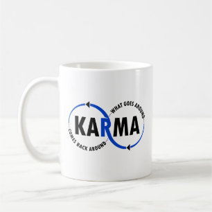 カルマのまわりに来のまわりに(v1) コーヒーマグカップ