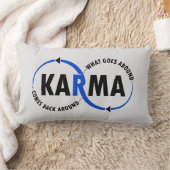 カルマのまわりに来のまわりに(v1) ランバークッション (ブランケット)