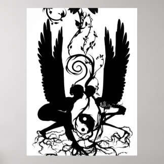 カルマのルーツプリント ポスター