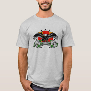 カルマの入れ墨のTシャツエリー、pa Tシャツ
