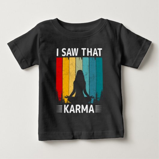 カルマを目撃 ベビーTシャツ (正面)