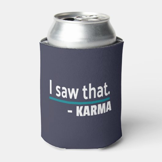 カルマを見おもしろいた 缶クーラー (缶正面)